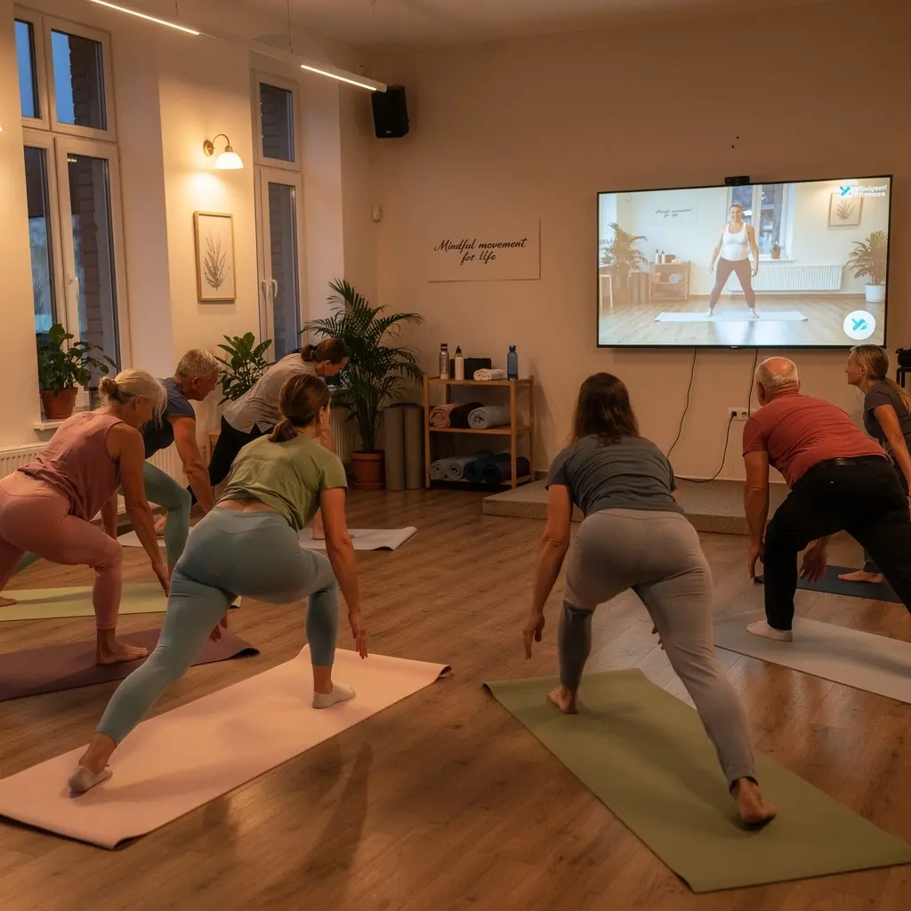 Cilvēki, kas dalās savās pieredzēs par veselīgu dzīvesveidu un fizisko aktivitāti.